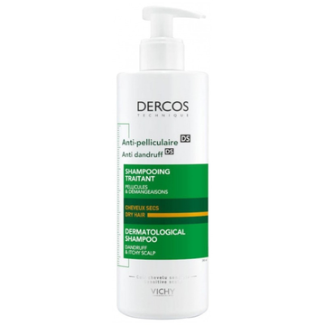 Vichy Dercos Anti-Dandruff DS Shampoo Treatment Dry Hair 390ml