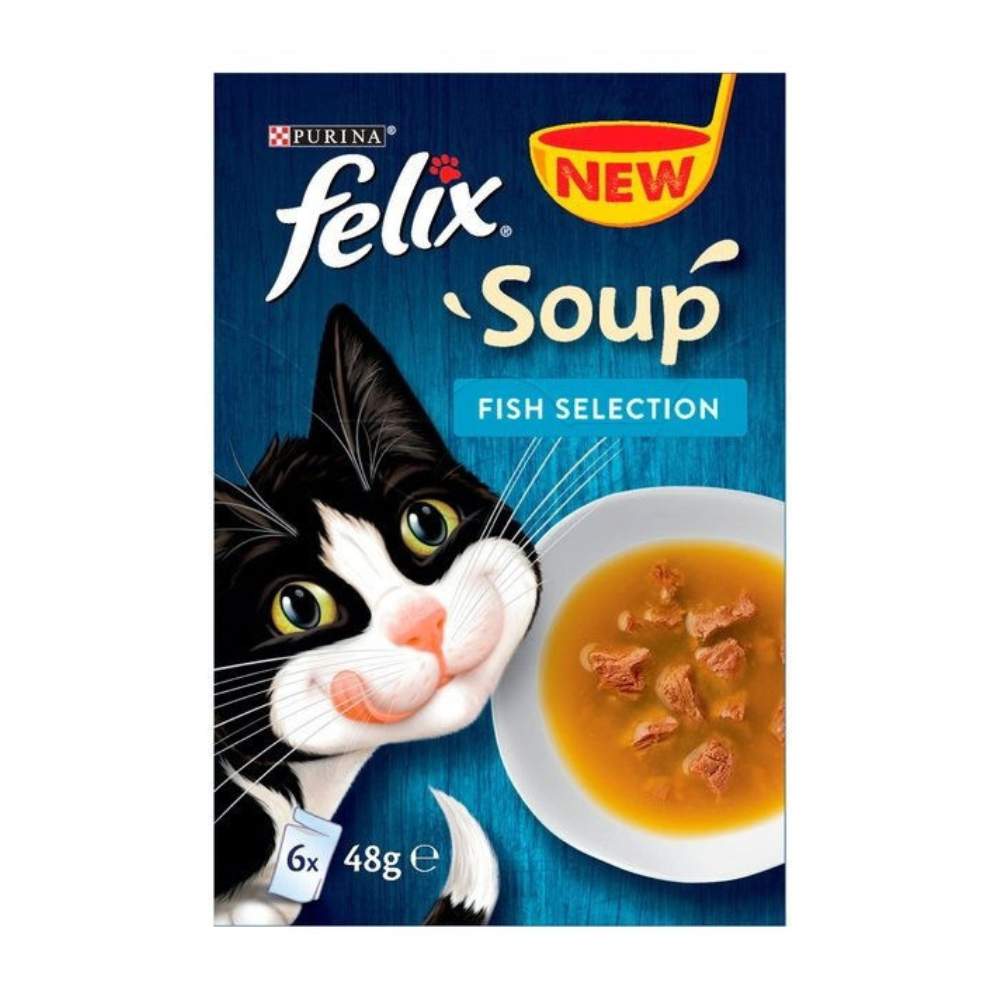 Felix Soup Fish Selection 6 X 48g