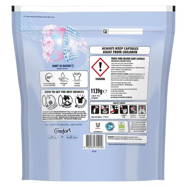 Persil Caps 54W Heaven Scent Non Bio