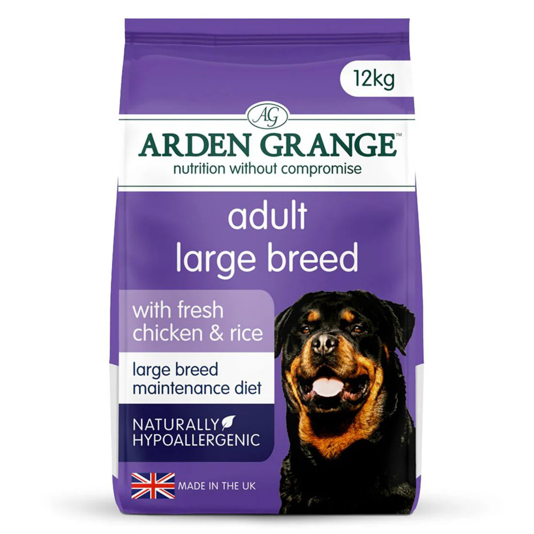 Arden Grange Adt Lge Breed With Fresh Chicken & Rice 12kg